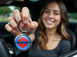 Suzuki Llaveros Brillantes Metal Elegante Duradero
